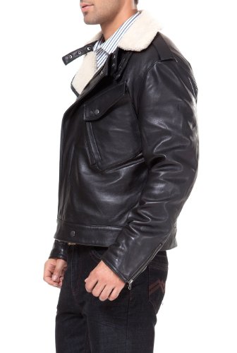 BGSD Men Bob New Zealand Lambskin Leather Motorcycle Jacket2