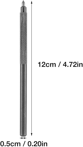 Anreißwerkzeug, Wolframkarbid-Spitze, 5 Stück, Taschenlegierstift, Anreißwerkzeug, Stift mit Hartmetallspitze für Keramik/Metall/Glasplatte
