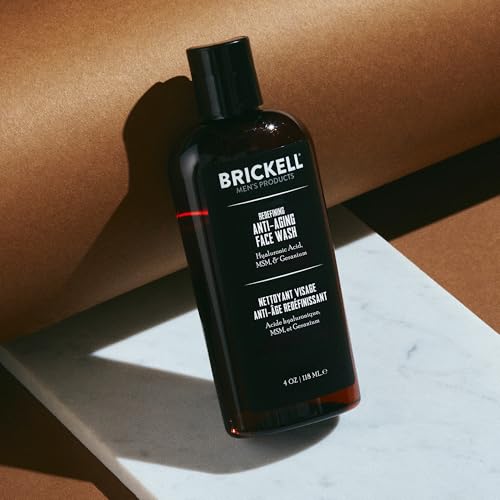 Brickell Men's Redefining Anti-Aging Face Wash para Hombres, Natural y Orgánico, Gel Espumoso para Reducir los Signos de Envejecimiento (Perfumado, 118 ml) - imagen 2