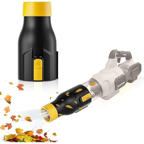 Uniqwamo Blower Nozzle Compatible for Dewalt 60V MAX Leaf Blower(Compatible for DCBL772X1 DCBL772B DCMBA572N), Car Drying Nozzle Compatible for 60V- Bare Nozzle 1 Pack Cover
