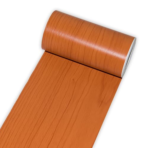 Image of 1 Roll Wood Grain Repair Tape, 4 Inch X 32 ft Self Adhesive Wood Grain Tape for Furniture, Tables, Chairs, Windows, Floors, Home Decor, Handicraft DIY (Red Brown)