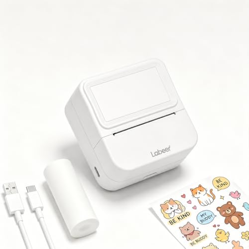 Image of Mini Label Maker Machine with Tape, Portable