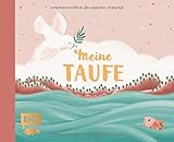 taufe buchstaben  Meine Taufe (rosa): Eintragalbum für Erinnerungen und Fotos mit wattiertem Einband und edler Goldfolienprägung