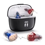 Rechargeable Sound Device with Charging Case- Auto Turn On/Off & Noise Cancellation, Clear Sound & Adjustable Volumes