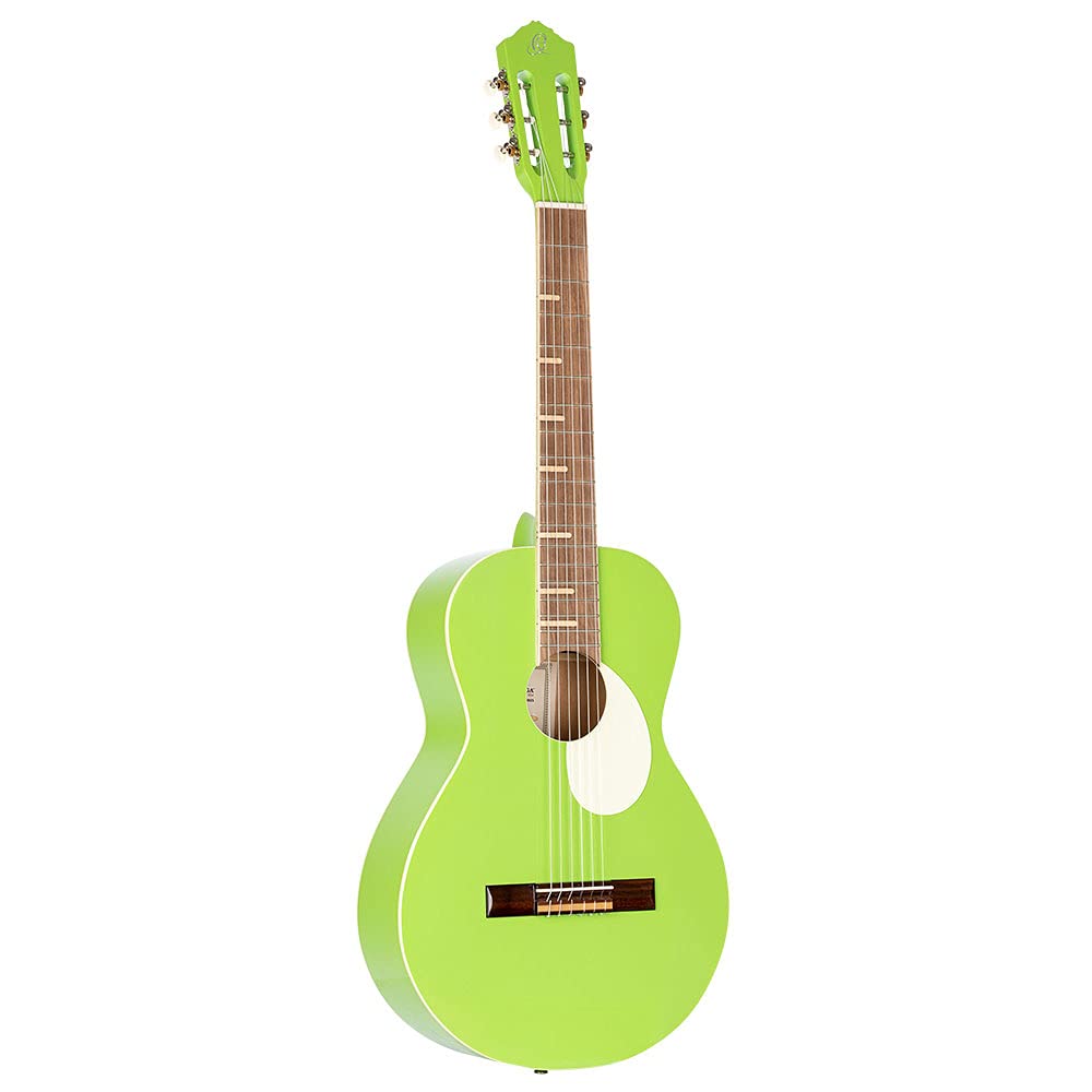 Ortega Guitars Chitarra Full Size - Gaucho Series - Corpo parlor - include Gigbag - Legno di Agathis / green (RGA-GAP)