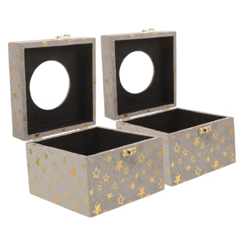 UKCOCO Caja De 2 Piezas Caja De Pañuelos Soporte para Pañuelos De Cafetería Porta Pañuelos Decorativo Cajas De Pañuelos Dispensador De Servilletas Dispensador De Papel Dark Grey De Madera