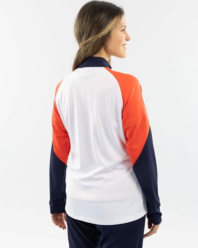 JAKO Damen Polyesteranzug Dynamic, weiß/coral/marine, M – Ansicht 5