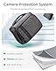 bagsmart Kameratasche Spiegelreflex DSLR SLR Fototasche Spiegelreflexkamera Systemkamera Objektive Zubehör mit Regenschutzhülle Grau