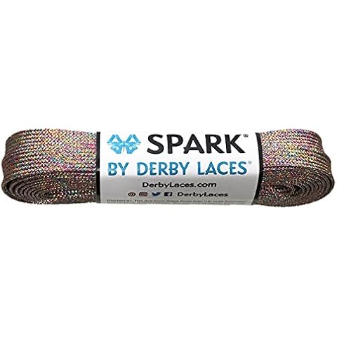 Derby Laces Rainbow Mirage Spark Shoelace Cover