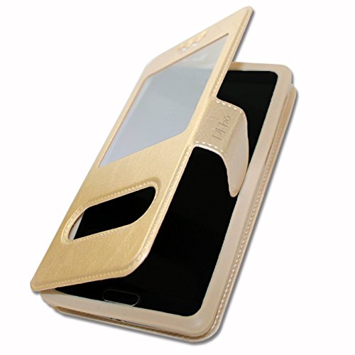 PH26 Etui Housse Coque Folio Or Gold pour ZTE Axon Elite by