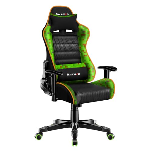 huzaro Ranger 6.0 Pixel Mesh – Gaming Stuhl für Kinder 6-12 Jahre – Camo