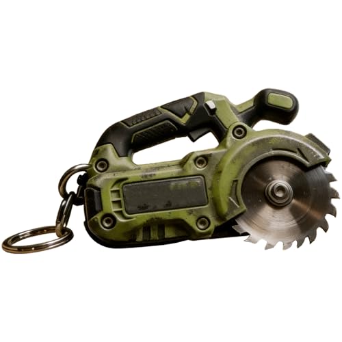 Genérico Llavero de sierra - Llavero de motosierra, de accesorios de llavro portátil, de accesorios de llavro de decoración de mochila | para carpinteros carpinteros aficionados al bricolaje