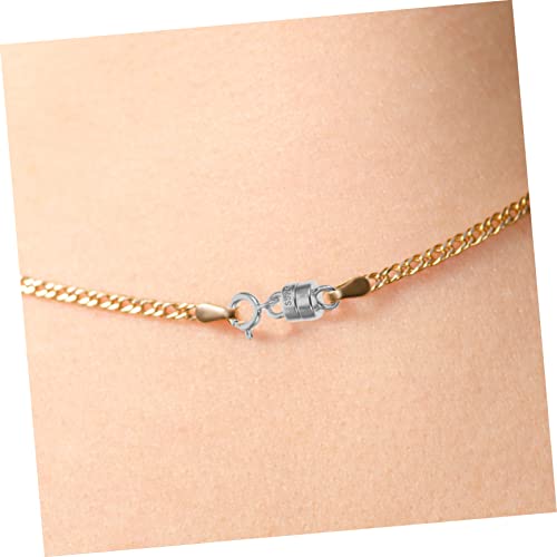 Adorainbow 2Pcs Magnetic Buckle Bracelet Magnetic Bracelet Magnetic Jewelry Magnet Necklace Clasp Magnetic Lobster Clasp Magnetic Necklace Closures Magnetic Clasps For Jewelry Necklace Clasps #TOP4