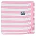 KicKee Pants Baby Essentials Swaddling Blanket Girls, Lotus Stripe, One Size