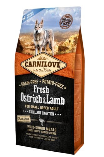 CARNILOVE Canine Adult Small Fresh Avestruz Cordero 1,5KG