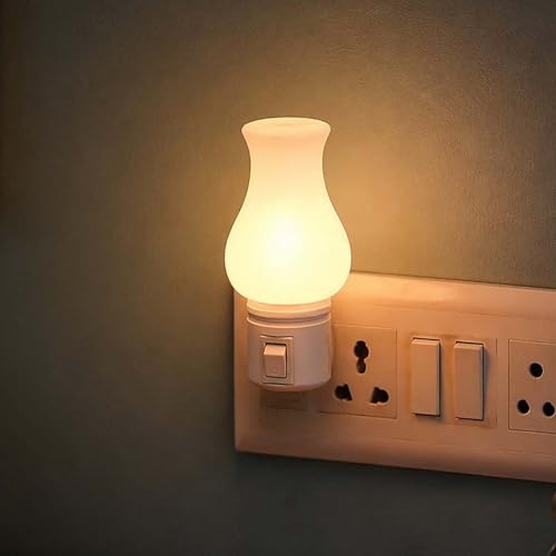 ascension LED Plug-in Night Lamp with Switch Energy Saving Wall Socket Night Light for Bedroom, Hallway, Kids Room Baby Nursing Kids Favourite Birthday Party Return Gifts Item