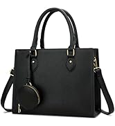 KKXIU Purses and Handbags for Women Vegan Leather Tote Shoulder Bag Ladies Top Handle Satchel wit...