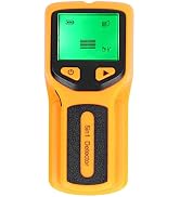 Skaner ścienny 5 w 1 wykrywacz kołków HD ABS elektryczny wykrywacz przewodów z wyświetlaczem LCD do...