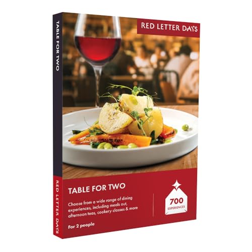 Red Letter Days Table for 2 Gift Voucher 700 Dining Out Experiences Across the UK