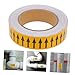 PartyKindom Industrial Pipe Flow Direction Arrow Tape Waterproof Adhesive Marking for Power Plants Fire Stations Chemical Plants 30MM x 20M Arrow Design for Gas Pipe