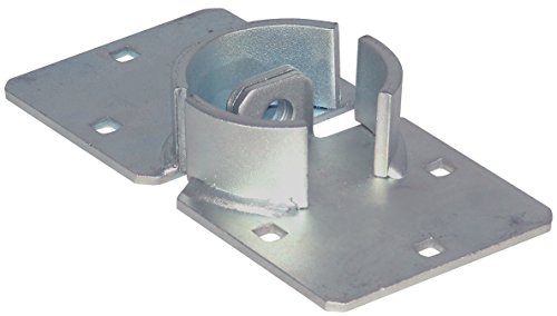 Image of Buyers Products SLH100, Heavy Duty Zinc Plated Security Hasp for SL100 Lock, Carbon Steel Lock Hasp, 4.5 x 9 Inch Padlock Hasp for Truck Bodies, Trailers, Enclosures and Utility Doors