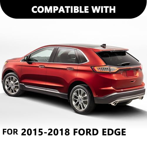 Image of Aosky LED Tail Light Assembly w /o DRL Compatible with 2015-2018 Ford Edge | Rear Taillight Brake Signal Lamp with Bulbs Left Driver Side