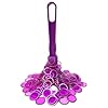 Fonyiunce Kit de Bingo Magnétique,1 Bâton Magnétique + 100 Jetons Loto,Jetons Magnétiques avec Stick,Jeu Éducatif pour Enfants et Accessoire Pratique de Stockage (Violet)
