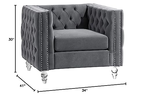Lexicon Spencer Living Room Chair, Gray #TOP7