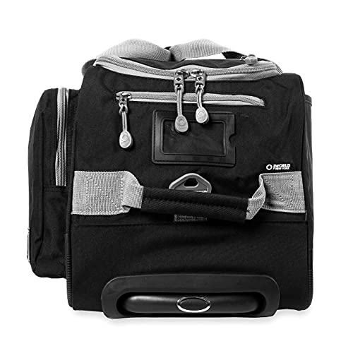 J World New York Duane Wheeled Duffel Bag, Black, One Size