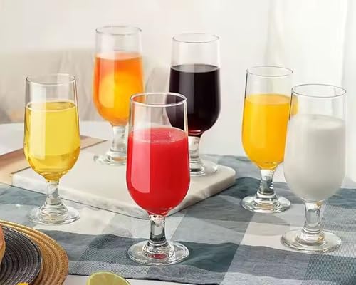 Kit 6 Taças De Cerveja Multiuso 300ml Original Vidro Resistente Premium Chopp/Drinks/Sobremesas Buff