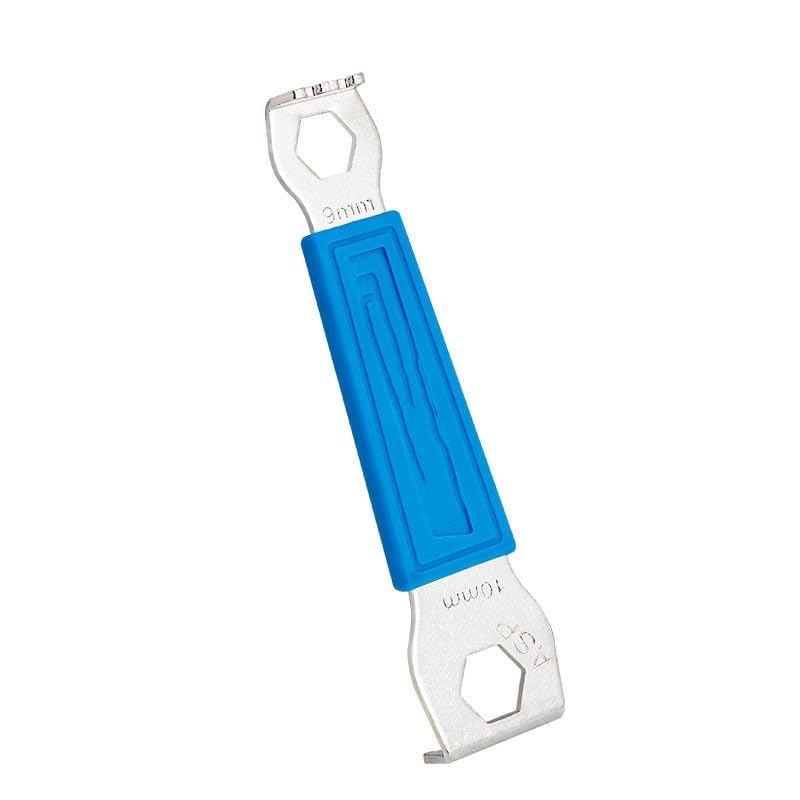 HOUSON Bicycle Chainring Wrench, Chainring Nut Wrench, Mountain Bike Cycling Tool (9/10 mm), Blue - Image 2