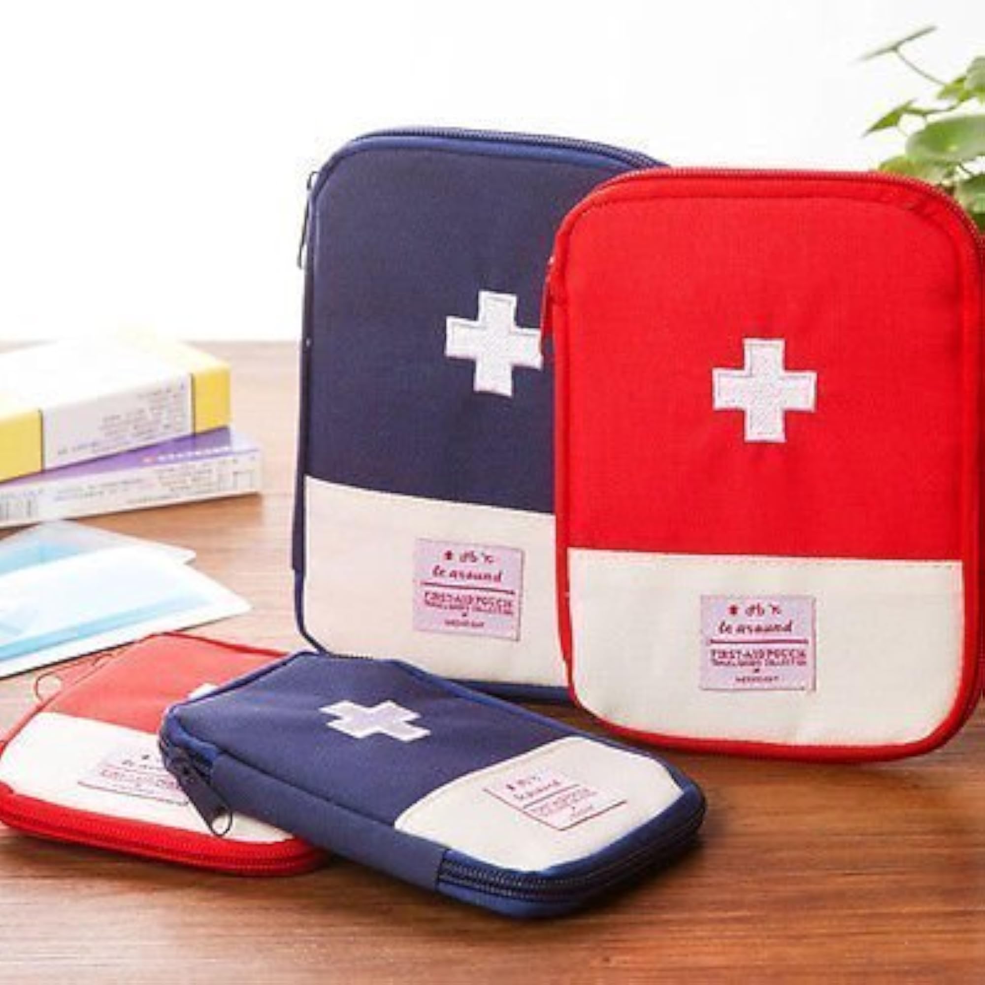 Mini First Aid Kit Travel Pouch Organizer