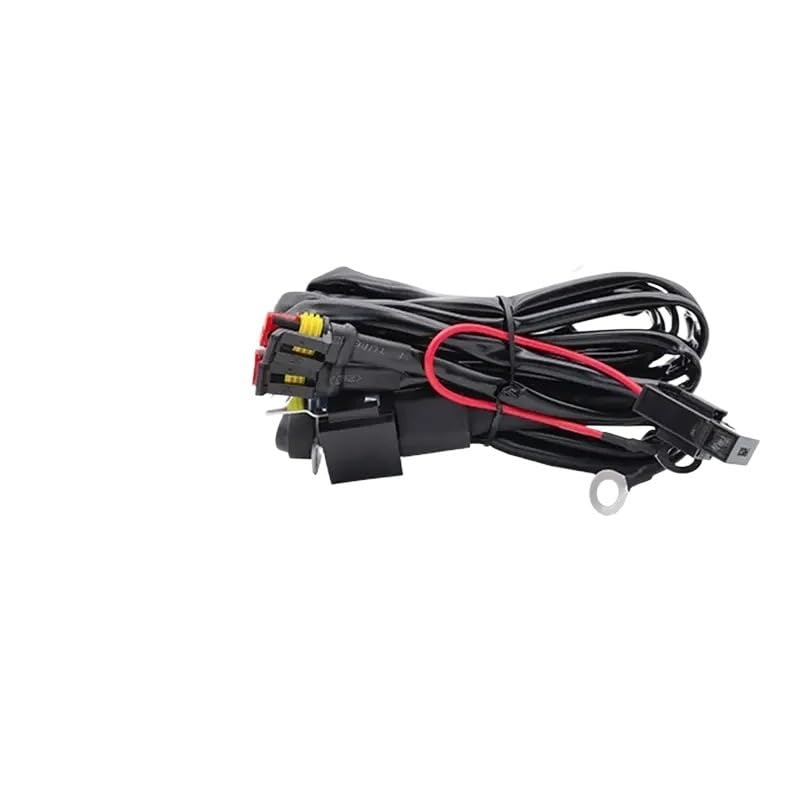 Projecteur antibrouillard moto 40W feux additionnels avec relais
