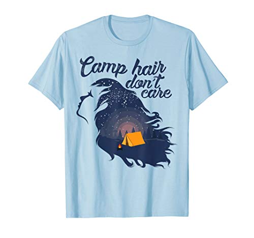 Camp Hair Don t Care Shirt | Cute Summer Camp T-shirt Gift