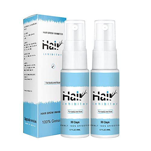 ISAKEN Spray Depilación, Inhibidor Y Reductor del Vello Spray para Detener El Crecimiento del Cabello, Spray de Depilación Inhibidor de Vello Indoloro, para Detener El Crecimiento del Vello