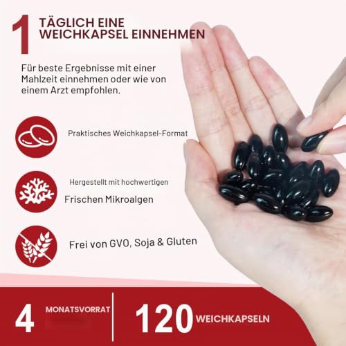 Astaxanthin 12mg Premium Astaxanthin Antioxidant Supplements Triple Strength Skin Vitamins for Women with Antioxidant Activity Supports Eye… – Ansicht 4