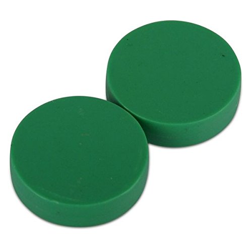 Calamita Neodimio 22x6 Mm Con Rivestimento In Plastica Verde - Impermeabile E Potente