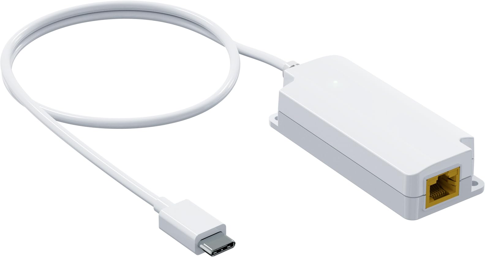 PROCET Gigabit PoE vers USB-C Adaptateur Ethernet RJ45 5V 2A 10W 1000Mbps