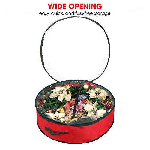 image for Primode Christmas Wreath Storage Bag 24