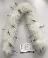 Algopix Similar Product 15 - Collar Faux Fur Royal White for coat