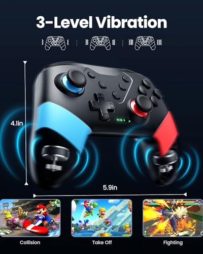 Voyee S03 Switch Controllers Compatible With Switch/Lite/Oled, Switch Pro Controller thumb #4