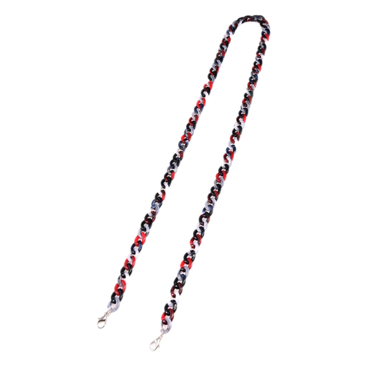 Veemoon Cadena Ajustable Para Gafas De Sol Soporte Para Gafas De Diseñador Para Mujer Cordón Para Gafas Correa Para Gafas De Sol Cadena De Sujeción Azul Cuello Múltiple Acrílico