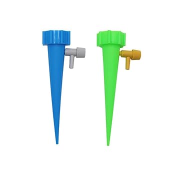 10Pcs Plant Self Watering Insert Spikes Device, Automatic Water Control System with Slow Release Valve, Adjustable Water Volume Drip Irrigation Control System for Home and Vacation Plant