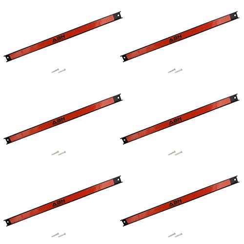 Abn Magnetic Tool Strip Set – 18 Inch Magnetic Tool Bar Garage Organizer Tool Storage Rack, 6 Pack Large Magnet Bars #TOP29