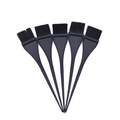 HONMEET 10 Pezzi Pennelli Applicatori per Tintura Chioma Professionali Neri, Spazzole per Tintura da Parrucchiere per Colorazioni e Trattamenti Chioma, Uso Salone e Casa