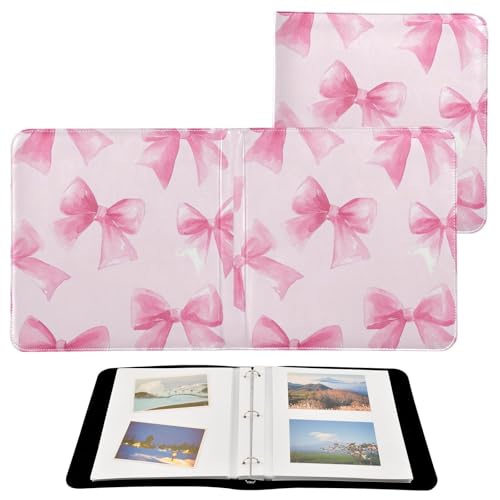Álbum de fotos autoadhesivo DIY scrapbook álbum acuarela lazos 3 anillas libro de fotos 40 páginas 8x10 para recuerdos miniatura 2