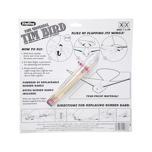 Image of Schylling Tim Flying Bird Toy Figure,for Kid,multicolor