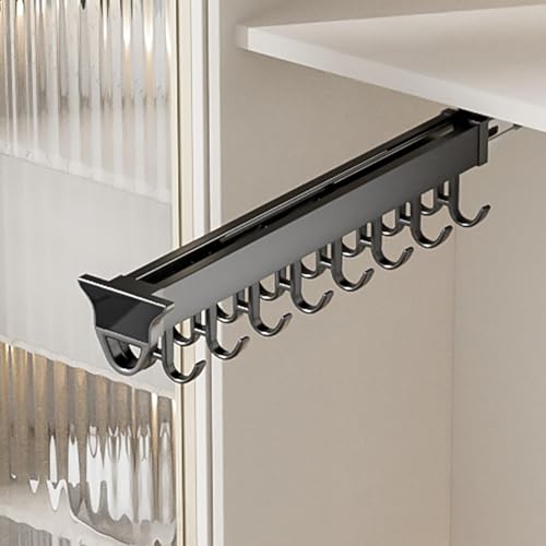 Tire de tir à vêtements réglable avec rail de placard coulissant extensible LWX