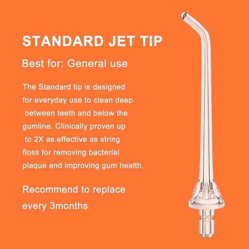 Replacement Tips for Bitvae C2/C5/C6 Water Flosser, Replacement Heads Oral Irrigator Jet Tips with Storage Case Only CompatibleC2/ C5/C6 Water Flosser - Thumbnail 6
