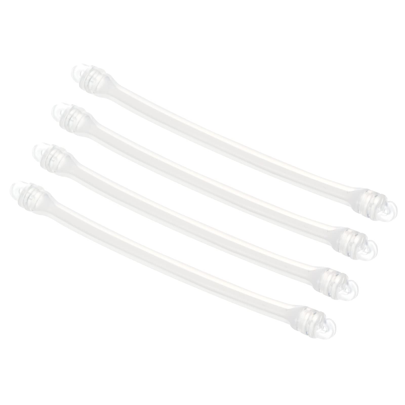 PATIKIL Tenis Amortiguador, 4 Paquete Silicona Vibraciones Impacto Absorción Raqueta Cuerda Amortiguación, Blanco
